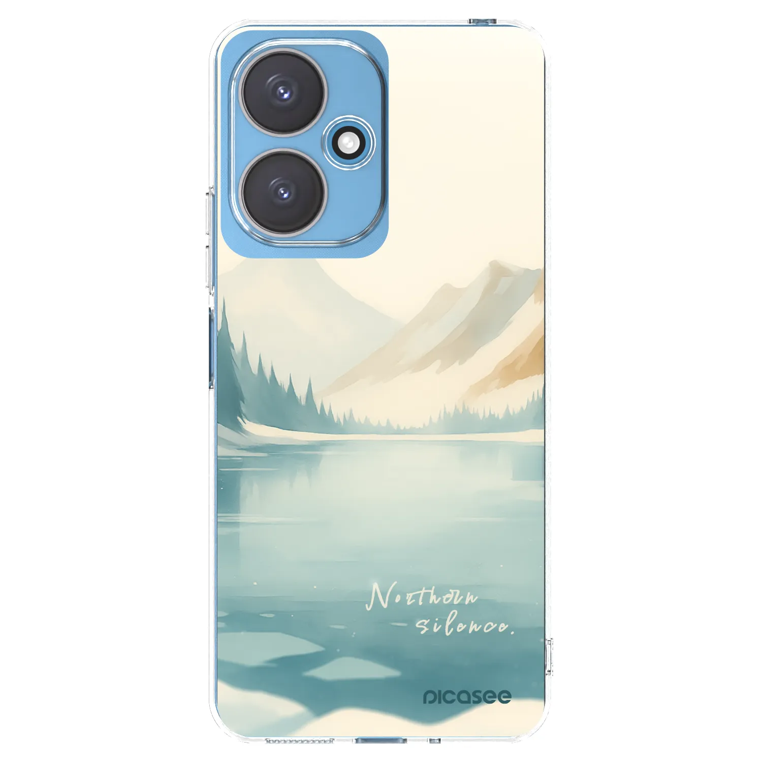 Picasee silikonowe przeźroczyste etui na Xiaomi Redmi 13C 5G - NOTHERN SILENCE