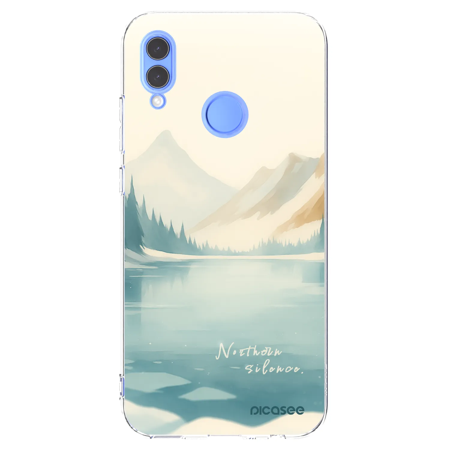 Picasee silikonowe przeźroczyste etui na Huawei P Smart 2019 - NOTHERN SILENCE