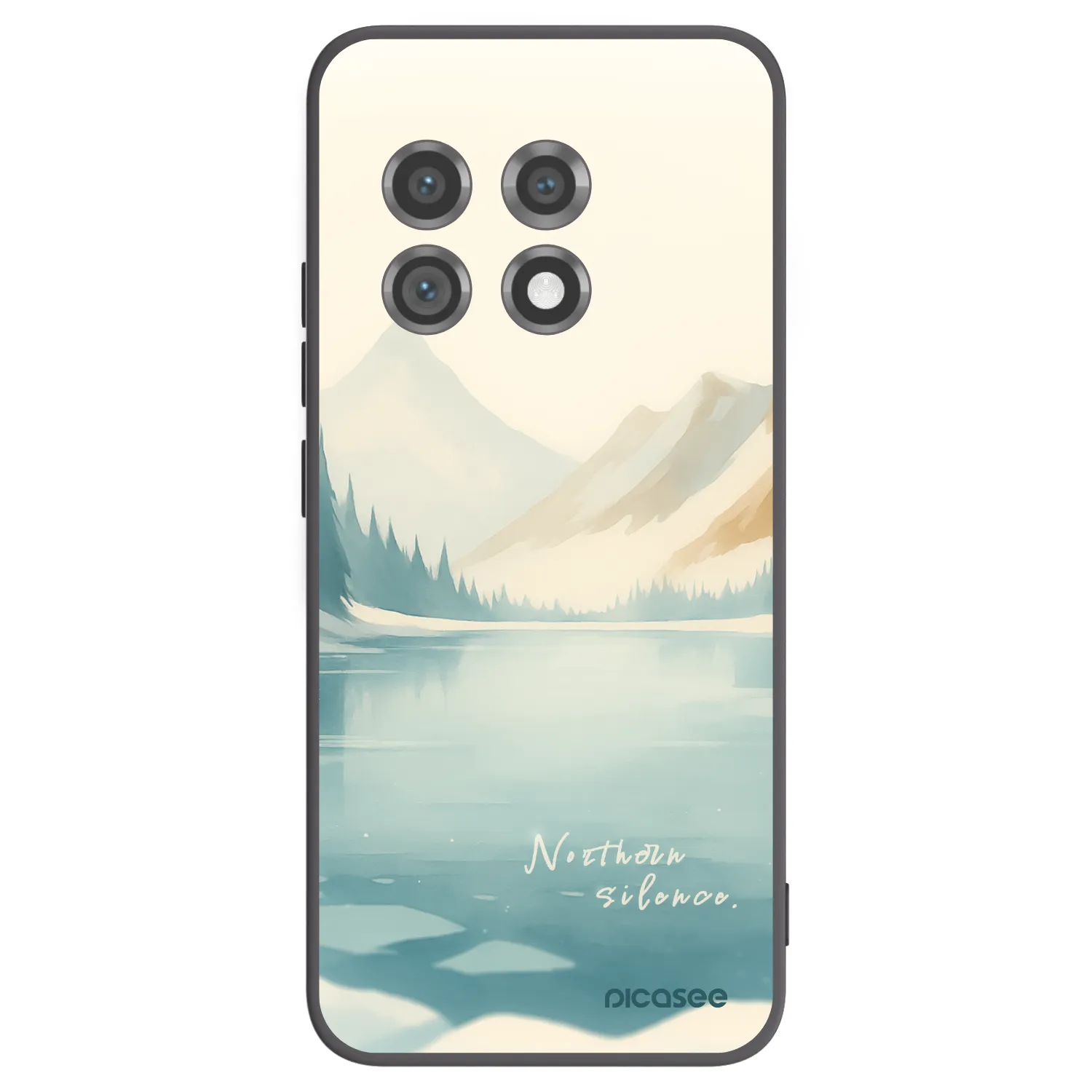 Picasee silikonowe czarne etui na OnePlus 11 5G - NOTHERN SILENCE