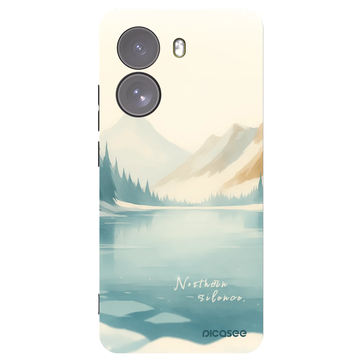 Picasee silikonowe czarne etui na Xiaomi Poco X7 - NOTHERN SILENCE