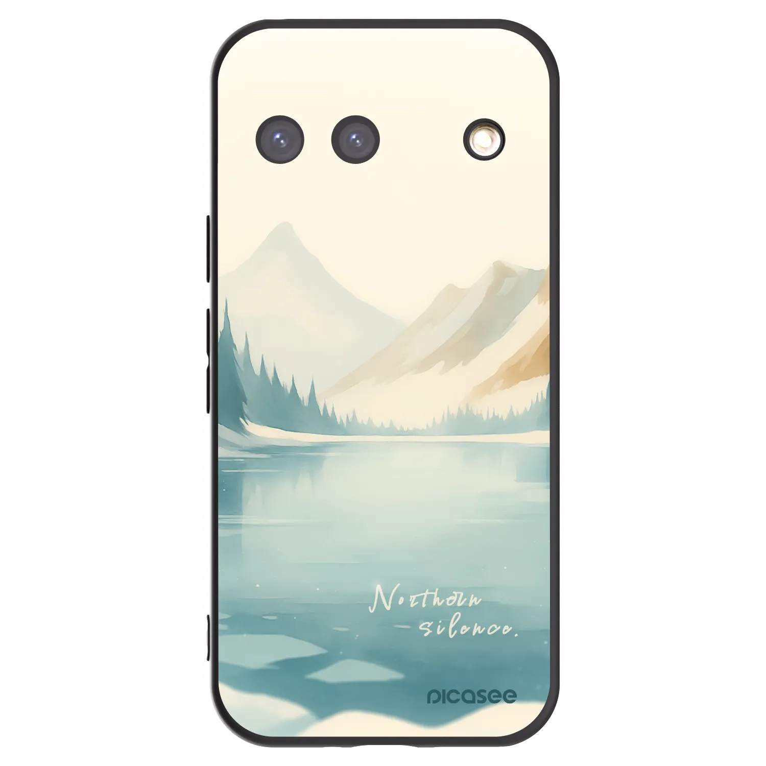 Picasee silikonowe czarne etui na Google Pixel 9 - NOTHERN SILENCE