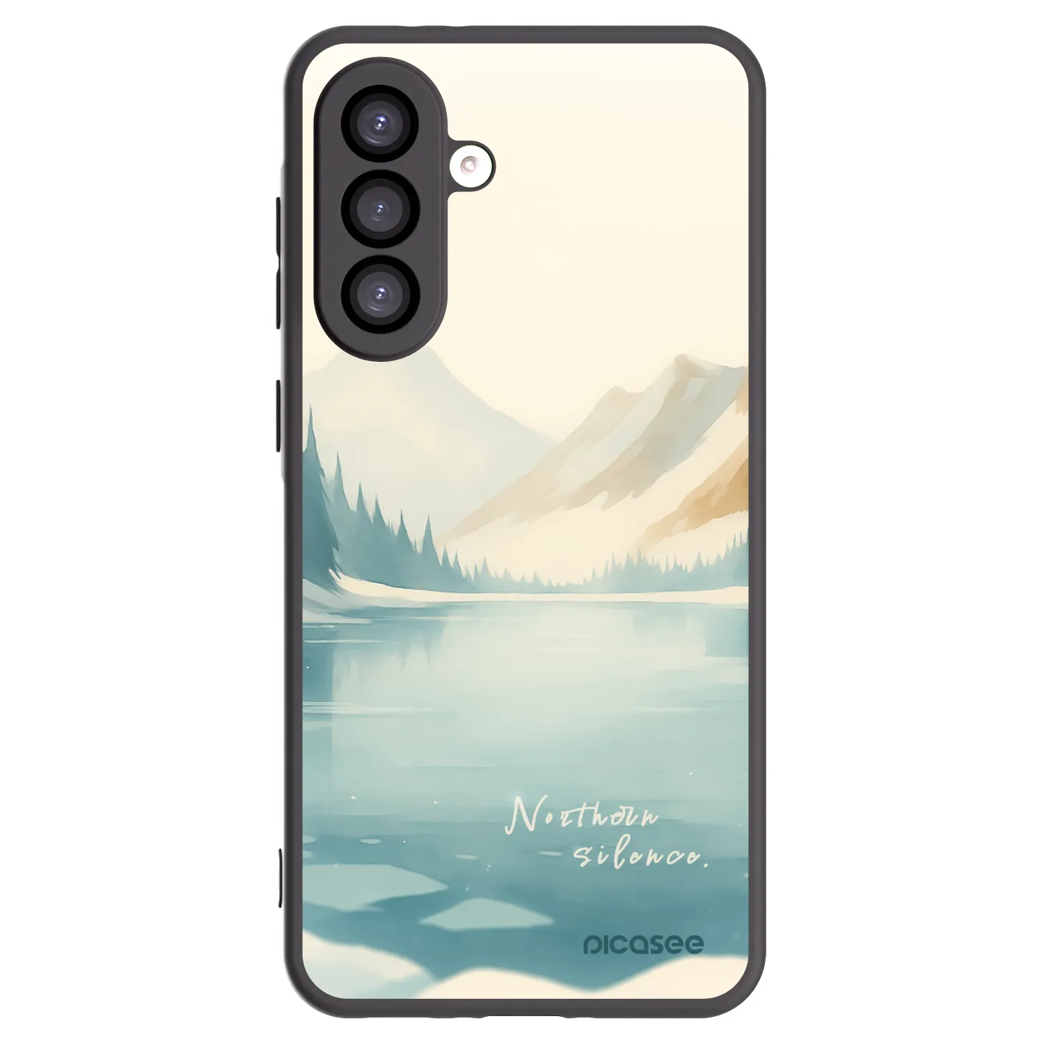 Picasee silikonowe czarne etui na Samsung Galaxy A26 5G A266B - NOTHERN SILENCE