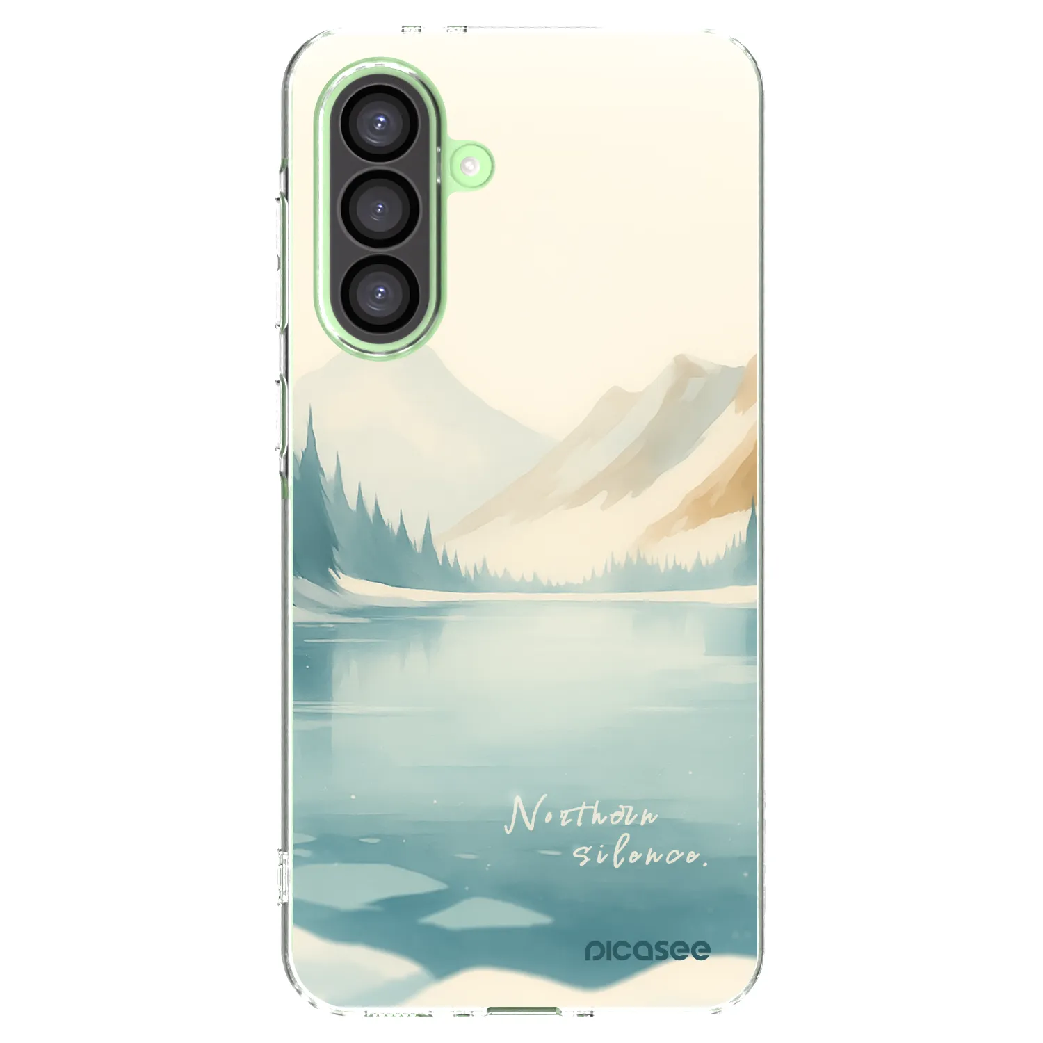 Picasee silikonowe przeźroczyste etui na Samsung Galaxy A26 5G A266B - NOTHERN SILENCE