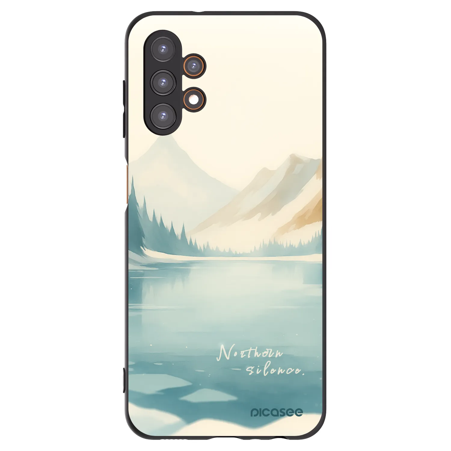 Picasee silikonowe czarne etui na Samsung Galaxy A13 5G - NOTHERN SILENCE