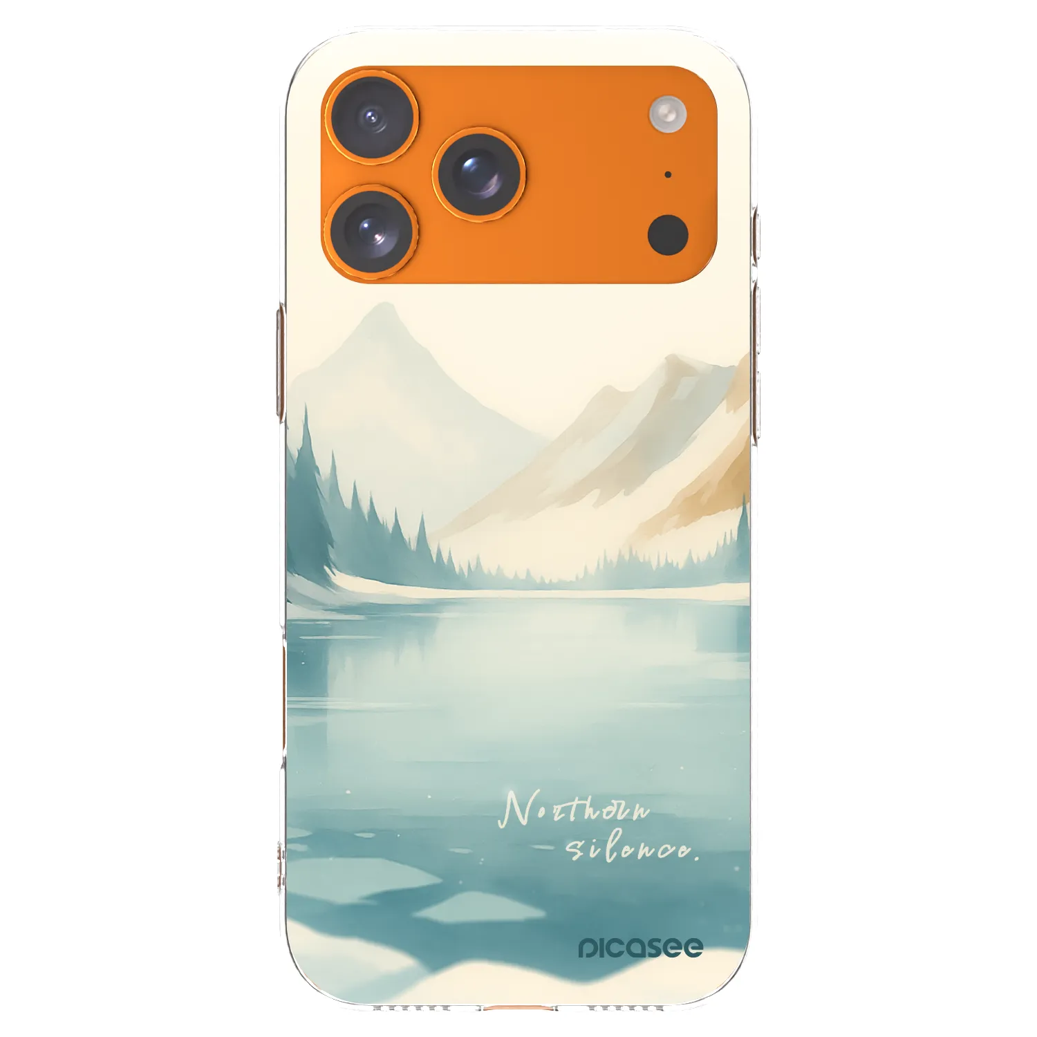 Picasee silikonowe przeźroczyste etui na Apple iPhone 17 Pro Max - NOTHERN SILENCE