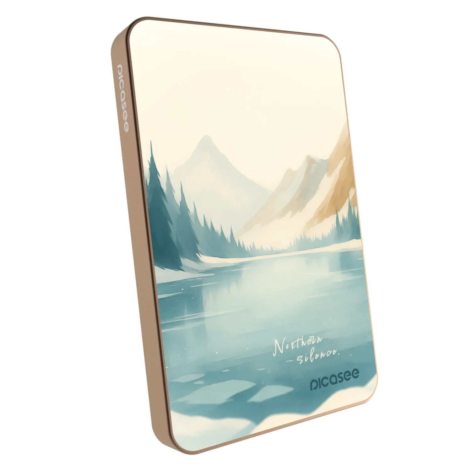 Picasee Powerbank z MagSafe 5 000 mAh Złoty - NOTHERN SILENCE