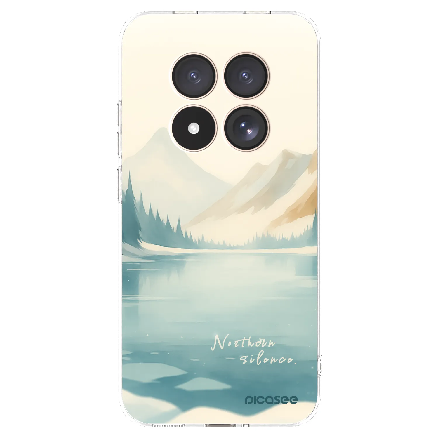 Picasee silikonowe przeźroczyste etui na Xiaomi Redmi Note 15 Pro 4G - NOTHERN SILENCE