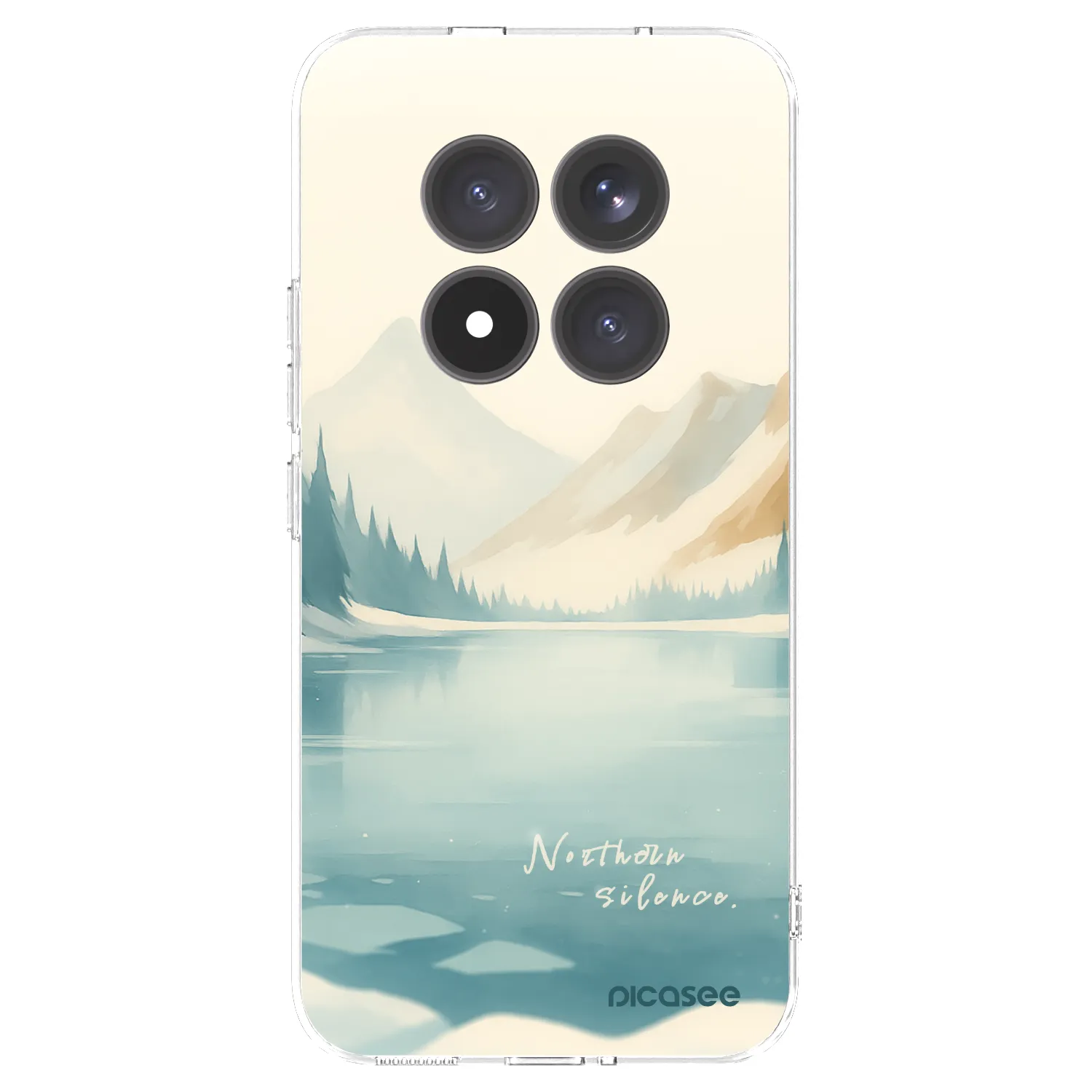 Picasee silikonowe przeźroczyste etui na Xiaomi Redmi Note 15 Pro+ - NOTHERN SILENCE
