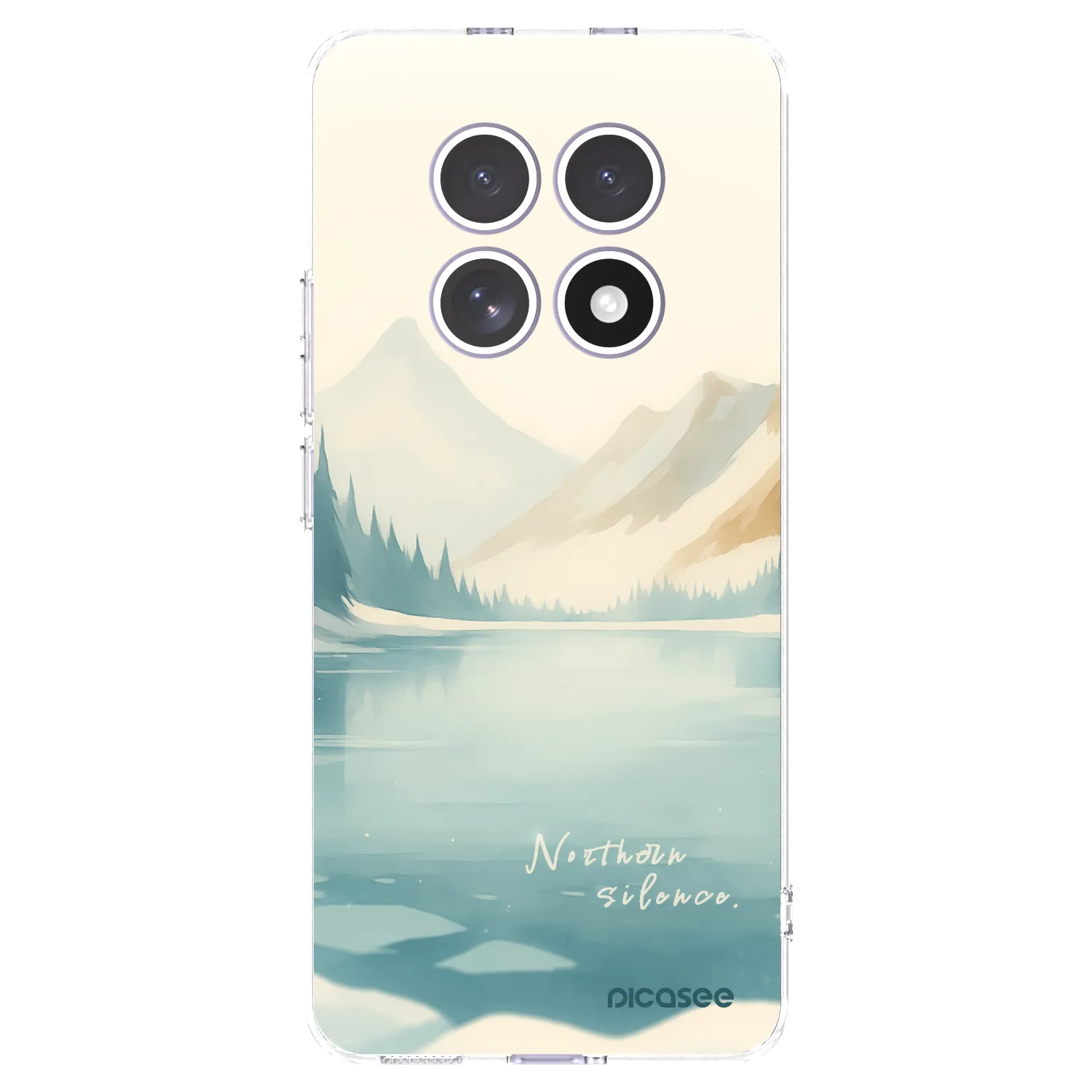 Picasee silikonowe przeźroczyste etui na Xiaomi Redmi Note 15 4G - NOTHERN SILENCE