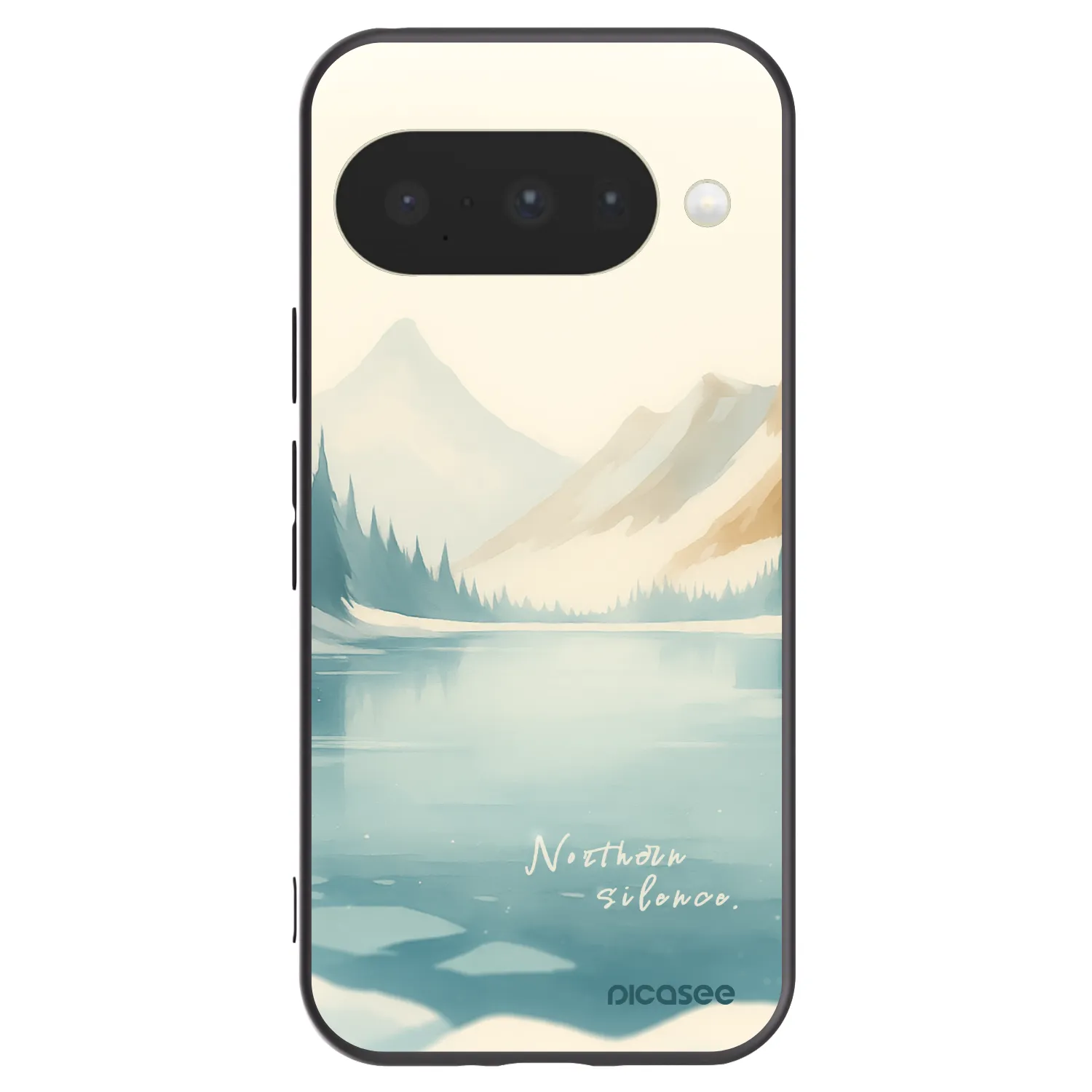 Picasee silikonowe czarne etui na Google Pixel 10 - NOTHERN SILENCE