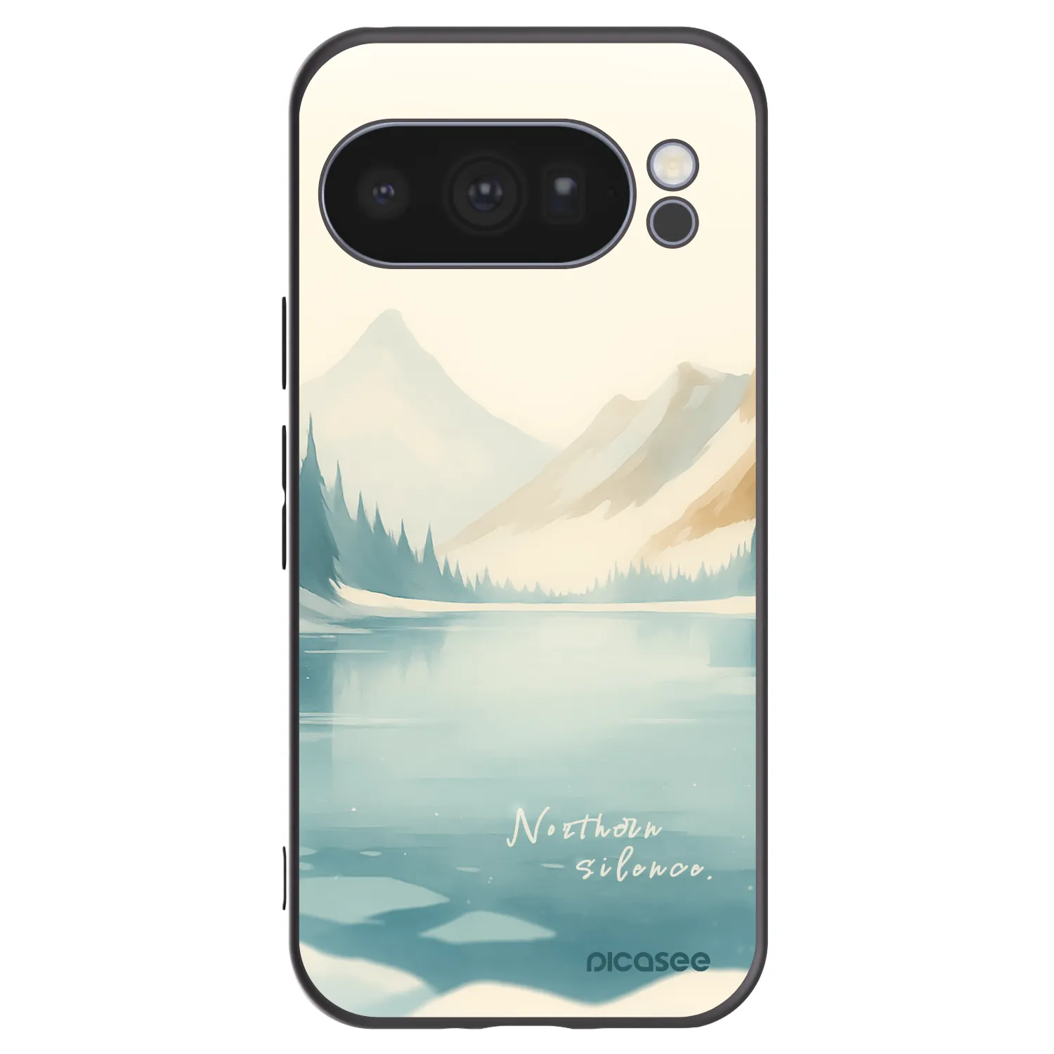 Picasee silikonowe czarne etui na Google Pixel 10 Pro - NOTHERN SILENCE