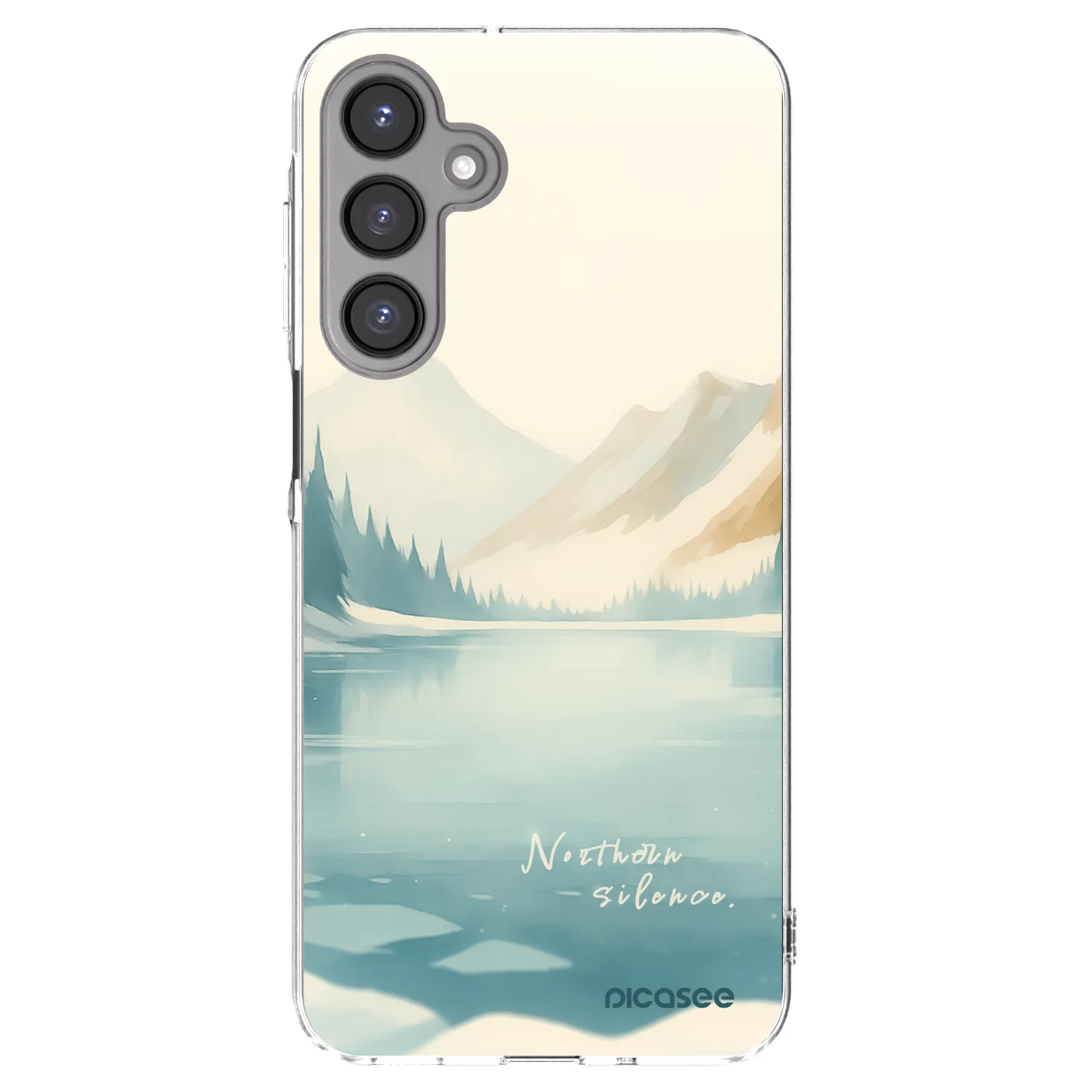 Picasee silikonowe przeźroczyste etui na Samsung Galaxy A16 4G - NOTHERN SILENCE