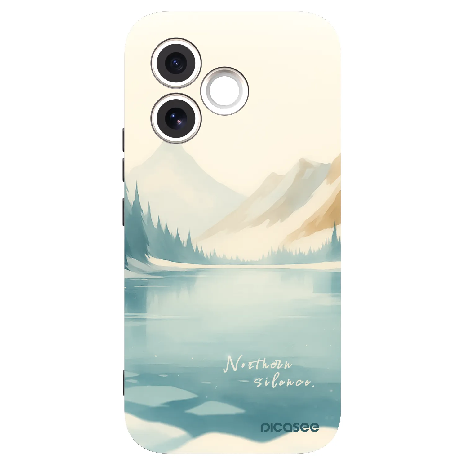 Picasee silikonowe czarne etui na Honor 600 Lite - NOTHERN SILENCE