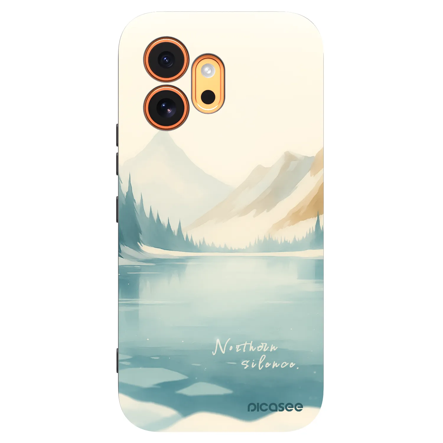 Picasee silikonowe czarne etui na Honor 600 - NOTHERN SILENCE