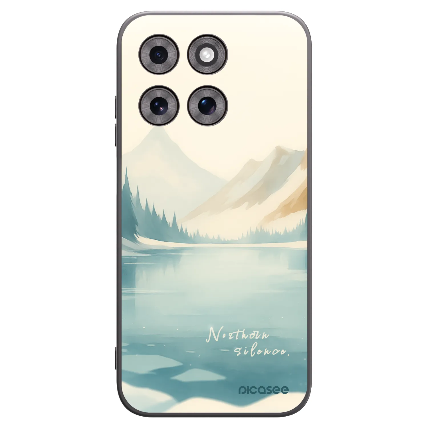 Picasee silikonowe czarne etui na Motorola Moto G77 - NOTHERN SILENCE