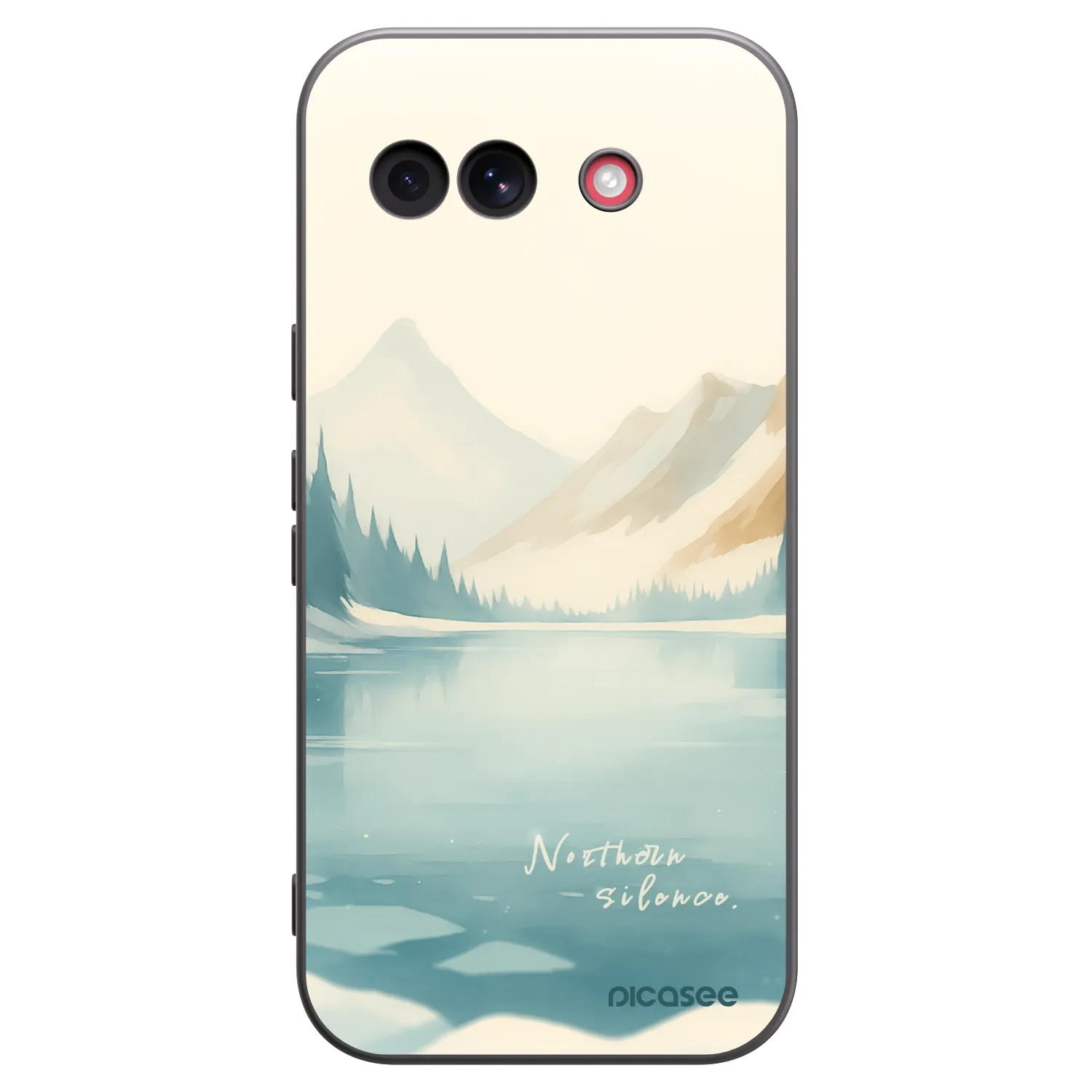 Picasee silikonowe czarne etui na Google Pixel 10a - NOTHERN SILENCE