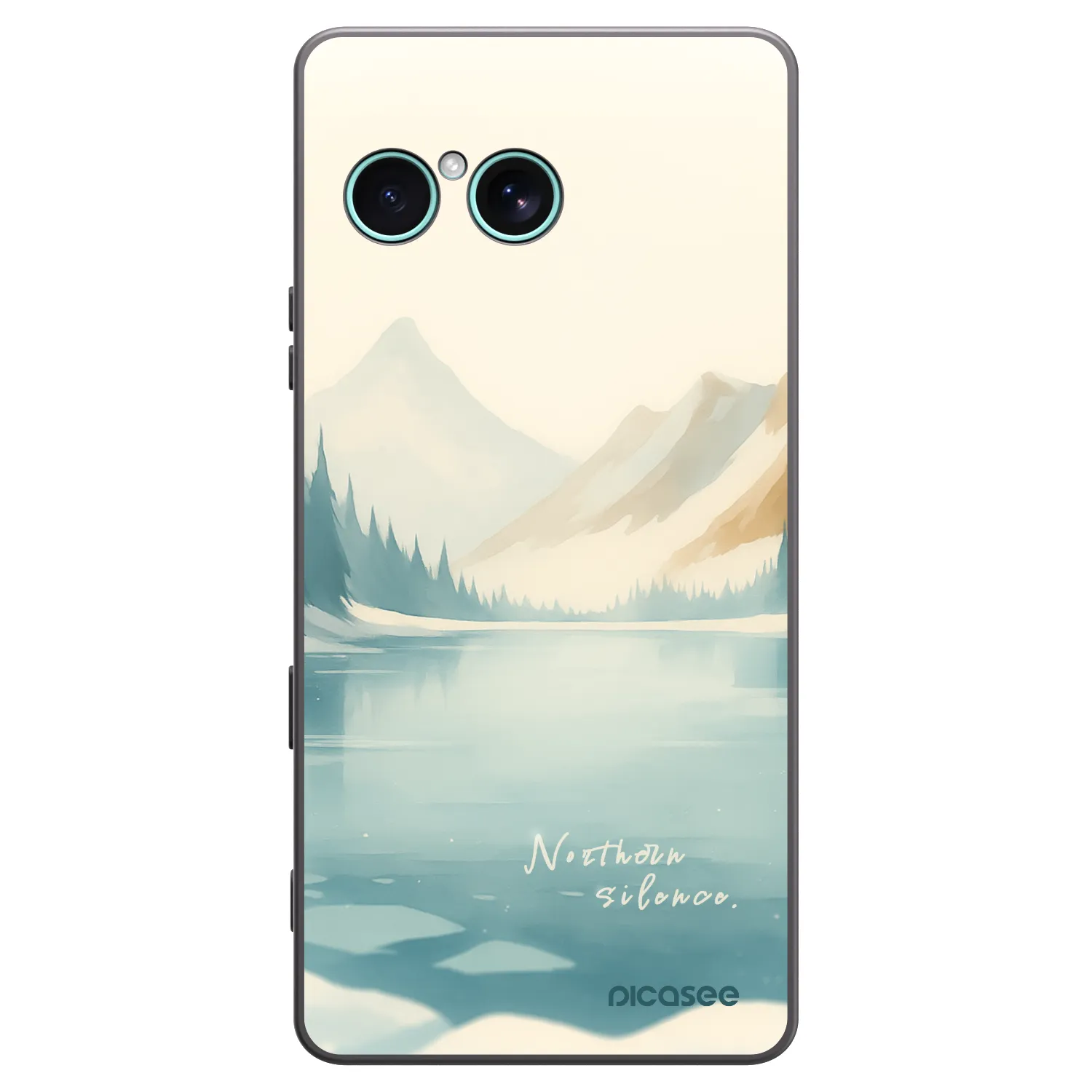 Picasee silikonowe czarne etui na Sony Xperia 10 VII - NOTHERN SILENCE