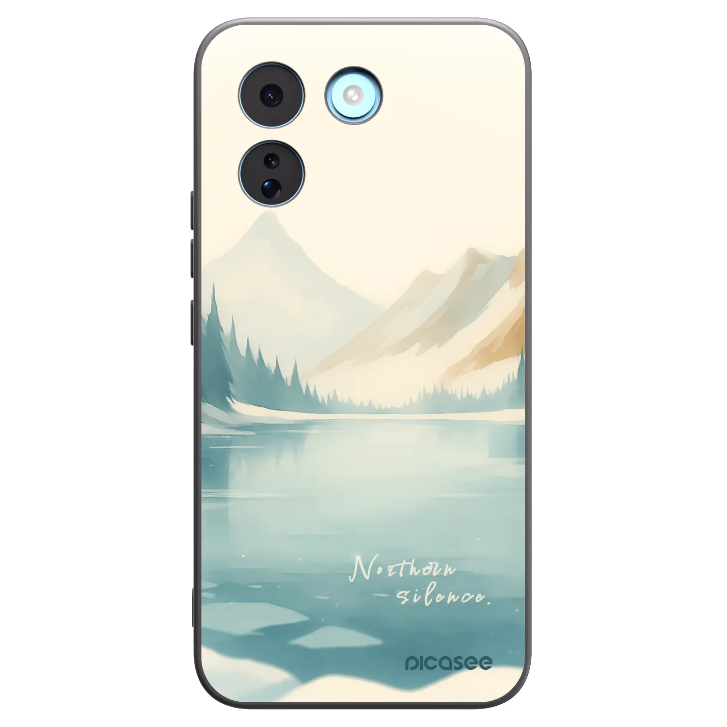 Picasee silikonowe czarne etui na Xiaomi Redmi Note 17 Pro MAX 5G - NOTHERN SILENCE