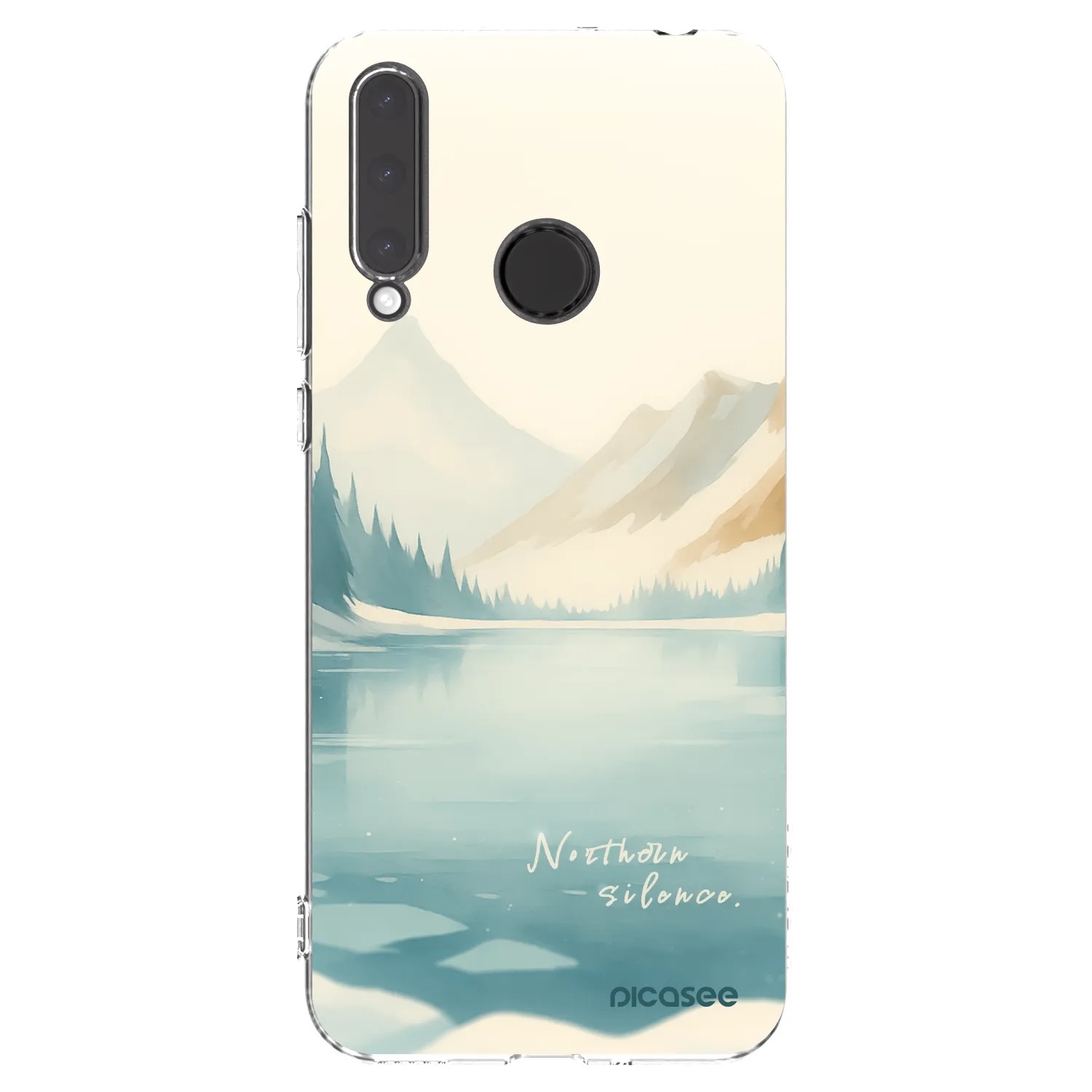 Picasee silikonowe przeźroczyste etui na Honor 20 Lite - NOTHERN SILENCE