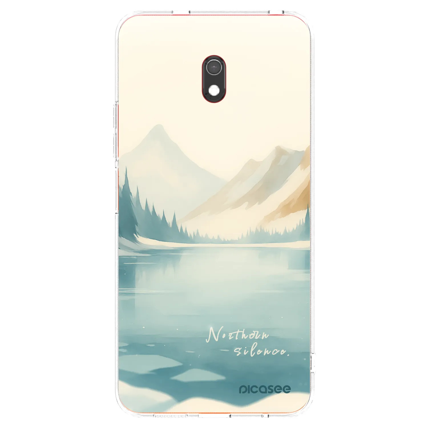 Picasee silikonowe przeźroczyste etui na Xiaomi Redmi 8A - NOTHERN SILENCE