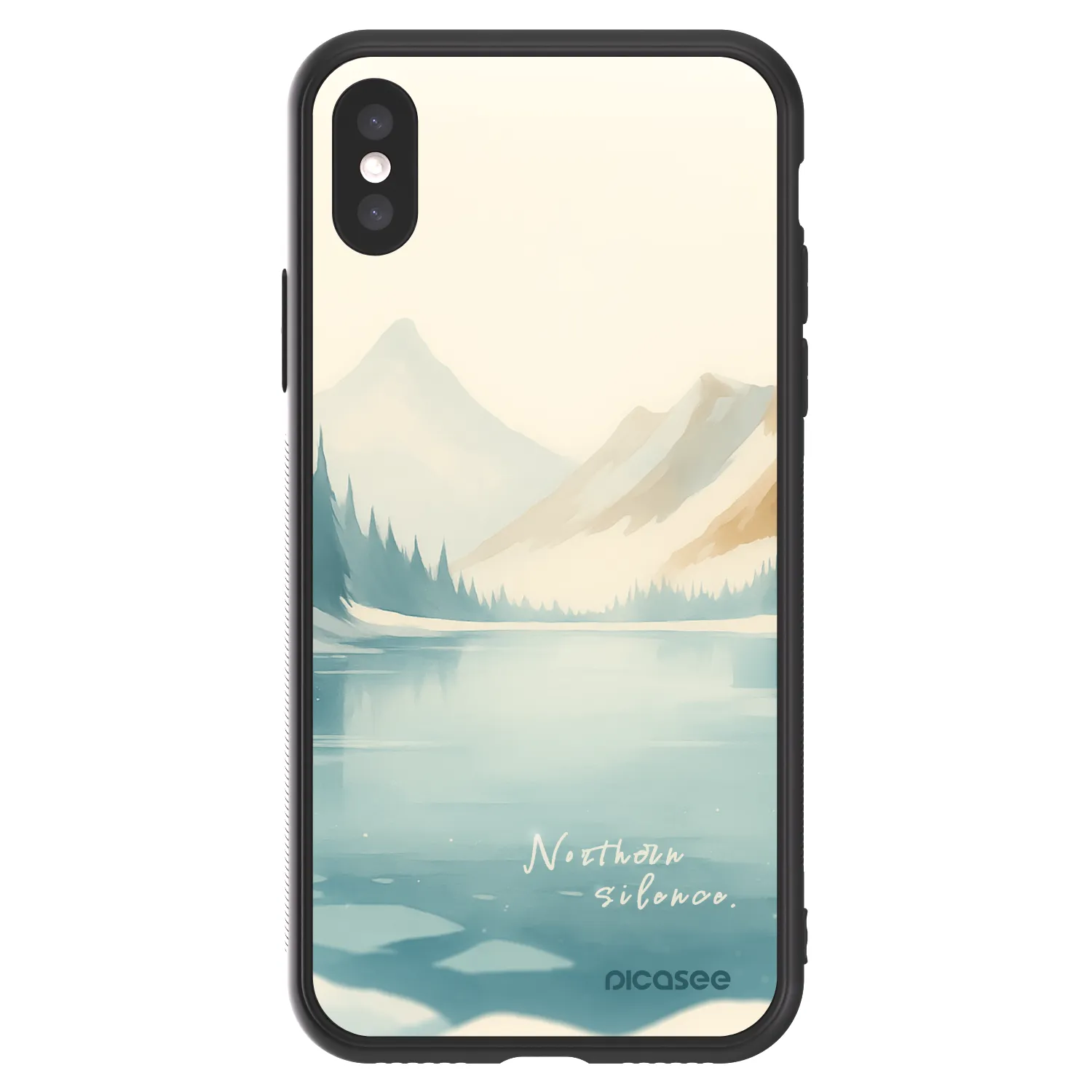 Picasee ULTIMATE CASE na Apple iPhone X/XS - NOTHERN SILENCE