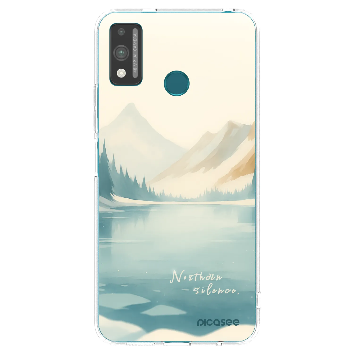 Picasee silikonowe przeźroczyste etui na Honor 9X Lite - NOTHERN SILENCE