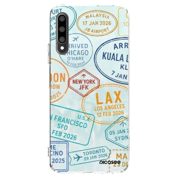 Picasee silikonowe przeźroczyste etui na Honor 9X Pro - PASSPORT EDITION