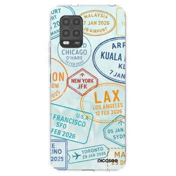 Picasee silikonowe przeźroczyste etui na Xiaomi Mi 10 Lite - PASSPORT EDITION