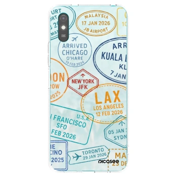 Picasee silikonowe przeźroczyste etui na Xiaomi Redmi 9AT - PASSPORT EDITION