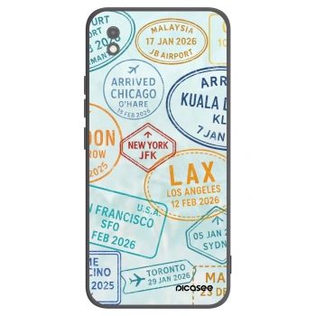 Picasee silikonowe czarne etui na Xiaomi Redmi 9AT - PASSPORT EDITION