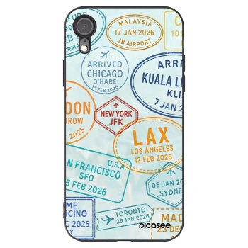 Picasee silikonowe czarne etui na Apple iPhone 6 Plus/6S Plus - PASSPORT EDITION