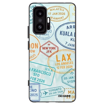 Picasee silikonowe czarne etui na Xiaomi 11T Pro - PASSPORT EDITION