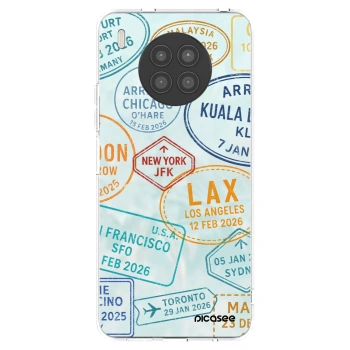 Picasee silikonowe przeźroczyste etui na Huawei Nova 8i - PASSPORT EDITION