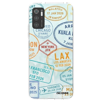 Picasee silikonowe przeźroczyste etui na Xiaomi Poco M3 Pro 5G - PASSPORT EDITION