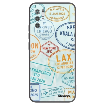 Picasee silikonowe czarne etui na Xiaomi Poco M3 Pro 5G - PASSPORT EDITION