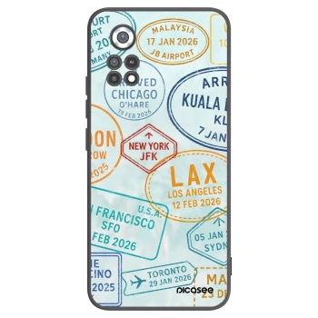 Picasee silikonowe czarne etui na Xiaomi Poco X4 Pro 5G - PASSPORT EDITION