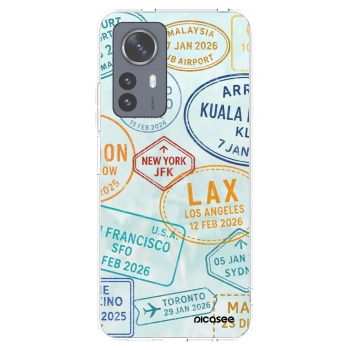 Picasee silikonowe przeźroczyste etui na Xiaomi 12 Pro - PASSPORT EDITION