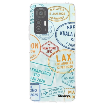 Picasee silikonowe przeźroczyste etui na Xiaomi 12 Lite - PASSPORT EDITION
