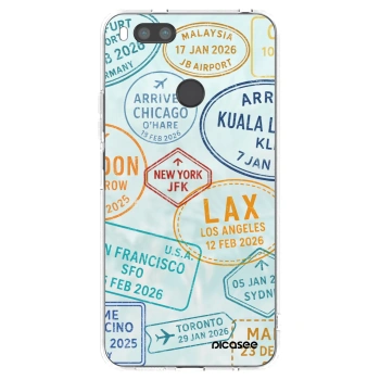Picasee silikonowe przeźroczyste etui na Xiaomi Redmi A1 - PASSPORT EDITION