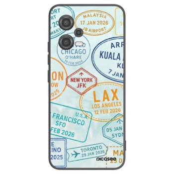 Picasee silikonowe czarne etui na Xiaomi Poco X5 - PASSPORT EDITION