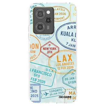 Picasee silikonowe przeźroczyste etui na Xiaomi Poco X5 Pro - PASSPORT EDITION
