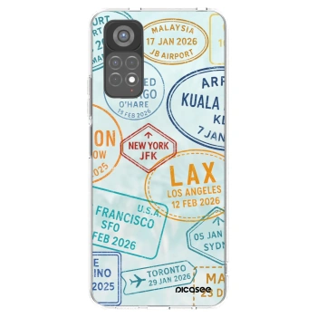 Picasee silikonowe przeźroczyste etui na Xiaomi Redmi Note 11S 5G - PASSPORT EDITION