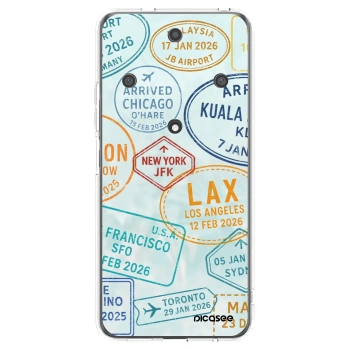 Picasee silikonowe przeźroczyste etui na Honor Magic5 Lite 5G - PASSPORT EDITION