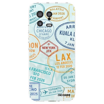 Picasee silikonowe przeźroczyste etui na Xiaomi 13 - PASSPORT EDITION