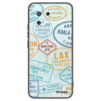 Picasee silikonowe czarne etui na Xiaomi 13 Pro - PASSPORT EDITION