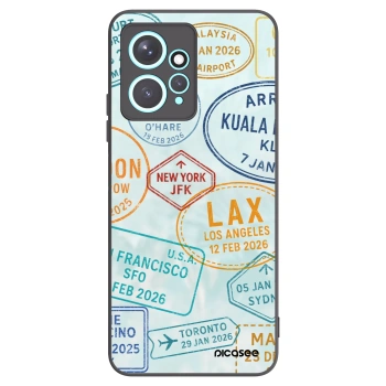 Picasee silikonowe czarne etui na Xiaomi Redmi Note 12 4G - PASSPORT EDITION