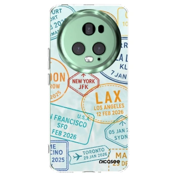 Picasee silikonowe przeźroczyste etui na Honor Magic5 Pro - PASSPORT EDITION