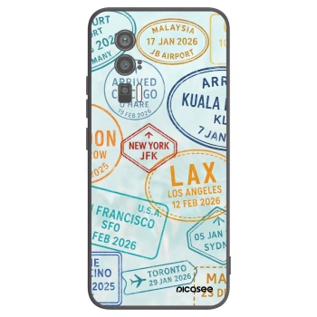 Picasee silikonowe czarne etui na Xiaomi Poco F5 Pro 5G - PASSPORT EDITION