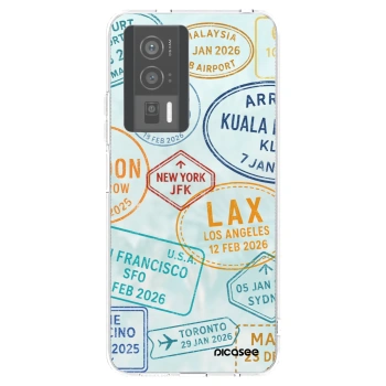 Picasee silikonowe przeźroczyste etui na Xiaomi Poco F5 Pro 5G - PASSPORT EDITION