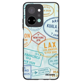 Picasee silikonowe czarne etui na Honor X7a - PASSPORT EDITION